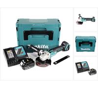Makita DGA 504 RM1J 18 V Meuleuse sans fil Ø 125 mm brushless avec Boîtier de transport MAKPAC + 1x Batterie 4,0 Ah + Chargeur DC18RC