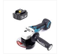Makita DGA 504 T1 504 18 V Li-Ion Meuleuse sans fil Ø 125 mm brushless + 1x Batterie BL1850 5,0 Ah - sans Chargeur