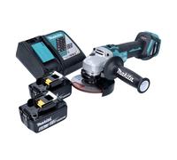 Makita DGA 513 RG Meuleuse d'angle sans fil 18 V 125 mm Brushless + 2x batterie 6,0 Ah + chargeur