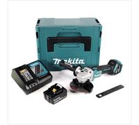 Makita DGA 513 RG1J Meuleuse d'angle sans fil 18V 125mm Brushless + 1x batterie 6,0Ah + chargeur + Makpac