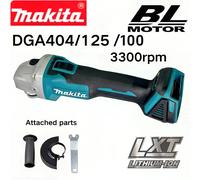 Makita DGA404 125mm/125mm meuleuse d'angle électrique au Lithium sans brosse Machine de découpe Rechargeable Machine de polissage haute puissance 18V three-piece set