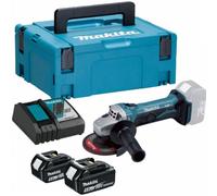 Makita DGA452RTJ Meuleuse 115mm (2 x 5,0Ah//18V) Makpac