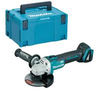 Makita Meuleuse d'angle DGA504ZJ 125 mm 18V Brushless en coffret MAKPAC (sans batterie ni chargeur)