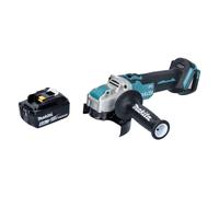 Makita DGA521T1X1 Meuleuse d'angle sans fil 125 mm 18V - X-LOCK Brushless + 1x Batterie 5,0 Ah - sans chargeur