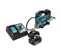 Makita DGP 180 RG Pistolet graisseur sans fil 18 V 690 bar + 2x Batteries 6,0 Ah + Chargeur