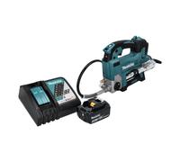 Makita DGP 180 RM1 Pompe à graisse sans fil 18 V 690 bar + 1x batterie 4,0 Ah + chargeur