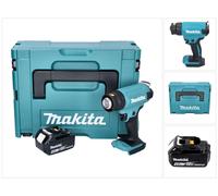Makita DHG 180 M1J Pistolet air chaud sans fil 18 V 550 C + 1x accu 4,0 Ah + Makpac - sans kit chargeur