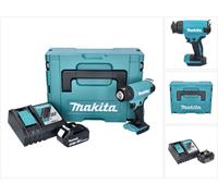 Makita DHG 180 RF1J Pistolet à air chaud sans fil 550 °C 18V + 1x Batterie 3,0Ah + Chargeur + Coffret Makpac