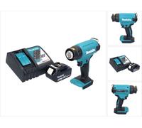 Makita DHG 180 RG1 Pistolet à air chaud sans fil 550°C 18V + 1x Batterie 6,0 Ah + Chargeur