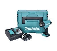 Makita DHG 180 RT1J Pistolet à air chaud sans fil 550°C 18V+ 1x Batterie 5,0Ah + Chargeur + Coffret Makpac