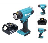 Makita DHG 180 T1 Pistolet à air chaud sans fil 550 °C 18V + 1x Batterie 5,0Ah - Sans chargeur