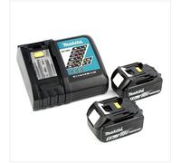 Makita Dhp 453 Rtj Perceuse Visseuse À Percussion Sans Fil 18v 42nm + 2x Batteries 5,0ah + Chargeur + Coffret Makpac 2