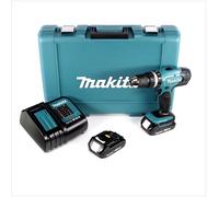 Makita DHP 453 SAE Perceuse-visseuse à percussion sans fil 18 V 42 Nm + 2x Batteries 2,0 Ah + Chargeur + Coffret