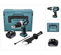 Makita DHP 458 F1J Perceuse-visseuse à percussion sans fil 18 V 91 Nm + 1x Batterie 3,0 Ah + Makpac - sans chargeur
