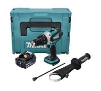 Makita DHP 458 F1J Perceuse-visseuse à percussion sans fil 18 V 91 Nm + 1x Batterie 3,0 Ah + Makpac - sans chargeur