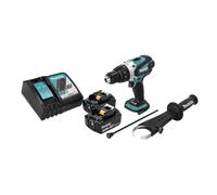 Makita DHP 458 RG Perceuse-visseuse à percussion sans fil 18 V 91 Nm + 2x Batteries 6,0 Ah + Chargeur