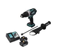 Makita DHP 458 RT Perceuse-visseuse à percussion sans fil 18 V 91 Nm + 2x Batteries 5,0 Ah + Chargeur