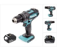 Makita DHP 482 G1 Perceuse-visseuse à percussion sans fil 18 V 62 Nm + 1x batterie 6,0 Ah - sans chargeur