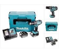 Makita Dhp 482 Rfj - 18 V Li-ion Perceuse Visseuse ? Percussion Sans Fil + Coffret Makpac + 2 X Batteries Bl 1830 3,0 Ah + Chargeur Dc 18 Rc