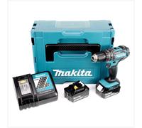 Makita DHP 482 RTJ Perceuse-visseuse à percussion sans fil 18V 62Nm en Makpac + 2x 5,0 Ah batterie + chargeur