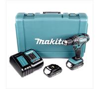 Makita DHP 482 SAE Perceuse-visseuse à percussion sans fil 18 V 62 Nm + 2x batterie 2,0 Ah + chargeur + coffret