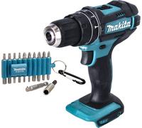 Makita DHP 482 Z Perceuse-visseuse à percussion sans fil 18 V 62 Nm + 22 pcs. jeu d'embouts - sans batterie, sans chargeur