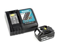 Makita DHP 484 RF1J 18V Li-ion Perceuse-visseuse à percussion sans fil + Coffret de transport Makpac + 1x Batterie 3,0 Ah + Chargeur + 100 pièces de Faises et Trépans pour perceuse Makita B-53811