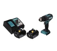 Makita DHP 485 RF Perceuse-visseuse à percussion sans fil 18 V 50 Nm Brushless + 2x Batteries 3,0 Ah + Chargeur