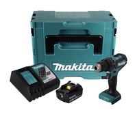Makita DHP 485 RF1J Perceuse-visseuse à percussion sans fil 18 V 50 Nm Brushless + 1x Batterie 3,0 Ah + Chargeur + Makpac
