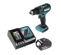 Makita DHP 485 RG1 Perceuse-visseuse à percussion sans fil 18 V 50 Nm Brushless + 1x Batterie 6,0 Ah + Chargeur