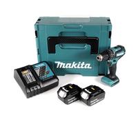 Makita DHP 485 RGJ Perceuse-visseuse à percussion sans fil 18V 50Nm + 2x Batteries 6,0Ah + Chargeur + Makpac
