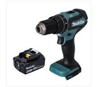 Makita DHP 485 T1 Perceuse-visseuse à percussion sans fil 18 V 50 Nm Brushless + 1x Batterie 5,0 Ah - sans chargeur
