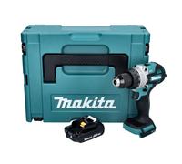 Makita DHP 486 A1J Perceuse-visseuse à percussion sans fil 18 V 130 Nm Brushless + 1x batterie 2,0 Ah + Makpac - sans chargeur
