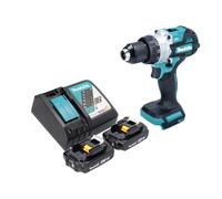 Makita DHP 486 RA Perceuse-visseuse à percussion sans fil 18 V 130 Nm Brushless + 2x batterie 2,0 Ah + chargeur