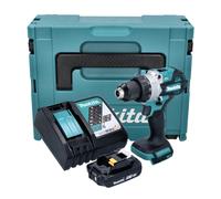 Makita DHP 486 RA1J Perceuse-visseuse à percussion sans fil 18 V 130 Nm Brushless + 1x batterie 2,0 Ah + chargeur + Makpac