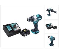 Makita DHP 486 RM1 Perceuse-visseuse à percussion sans fil 18 V 130 Nm Brushless + 1x batterie 4,0 Ah + chargeur