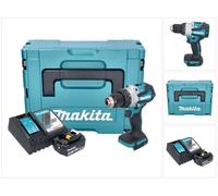 Makita DHP 489 RF1J Perceuse-visseuse à percussion sans fil 18 V 73 Nm Brushless + 1x batterie 3,0 Ah + chargeur + Makpac