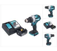 Makita DHP 489 RG1 Perceuse-visseuse à percussion sans fil 18 V 73 Nm Brushless + 1x batterie 6,0 Ah + chargeur