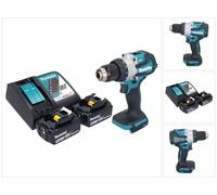 Makita DHP 489 RT Perceuse-visseuse à percussion sans fil 18 V 73 Nm Brushless + 2x batterie 5,0 Ah + chargeur