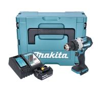 Makita DHP 489 RT1J Perceuse-visseuse à percussion sans fil 18 V 73 Nm Brushless + 1x batterie 5,0 Ah + chargeur + Makpac