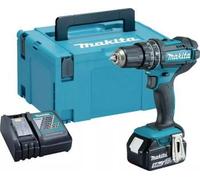 Makita DHP482RF - Set Perceuse Visseuse À Percussion Li-Ion 18V (1x Batterie 3.0Ah) Dans MAKPAC