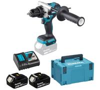 Makita DHP486RTJ Perceuse-visseuse à percussion 18V BL 130Nm 2x5,0 Ah MAKPAC