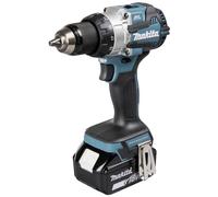 Makita DHP489RTJ 2 vitesses-Perceuse-visseuse à percussion sans fil 620 W brushless, + 2 batteries, + chargeur