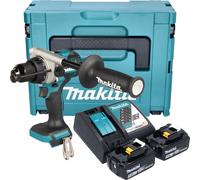Makita DHP492RTJ Perceuse visseuse | percussion Li-ion LXT 18V, 2x 5,0 Ah, Makpac