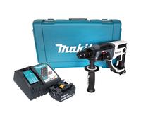 Makita DHR 202 RF1W Marteau perforateur sans fil 18 V 20 mm 2,0 J blanc + 1x batterie 3,0 Ah + chargeur + coffret