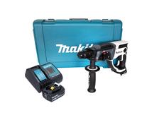 Makita DHR 202 ST1W Marteau perforateur sans fil 18 V 20 mm 2,0 J blanc + 1x batterie 5,0 Ah + chargeur + coffret