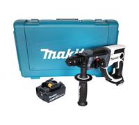 Makita DHR 202 T1W Marteau perforateur sans fil 18 V 20 mm 2,0 J blanc + 1x batterie 5,0 Ah + coffret - sans chargeur