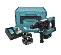 Makita DHR 243 RMJ Perforateur-burineur sans fil, sans balai, SDS-Plus, 18 V, 2 J + 2x Batteries 4 Ah + Chargeur + Makpac