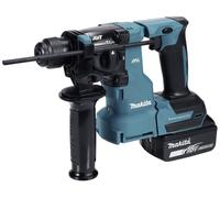 Makita DHR183RTWJ -Marteau perforateur-burineur sans fil 18 V 5.0 Ah Li-Ion 500 W + 2 batteries, + chargeur, + mallette
