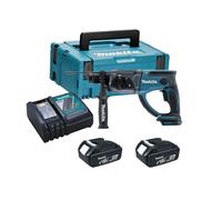 Makita DHR202RMJ Perforateur burineur SDS-Plus Li-Ion 18V LXT (2x4,0 Ah),chargeur en MAKPAC